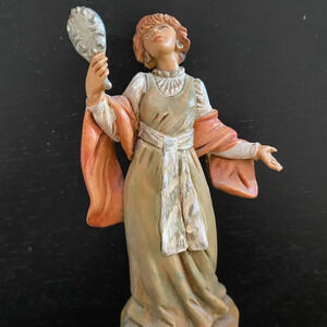 Fontanini Daphne Woman with Mirror, Ltd Edition 2003